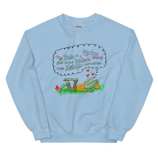 Nostalgia on the Brain Unisex Sweatshirt