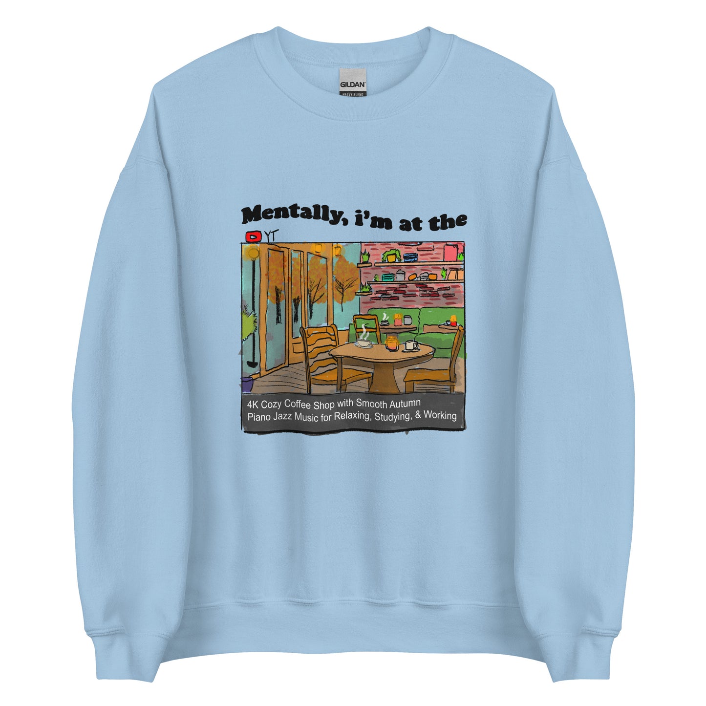 4K Coffee Shop Unisex Sweatshirt