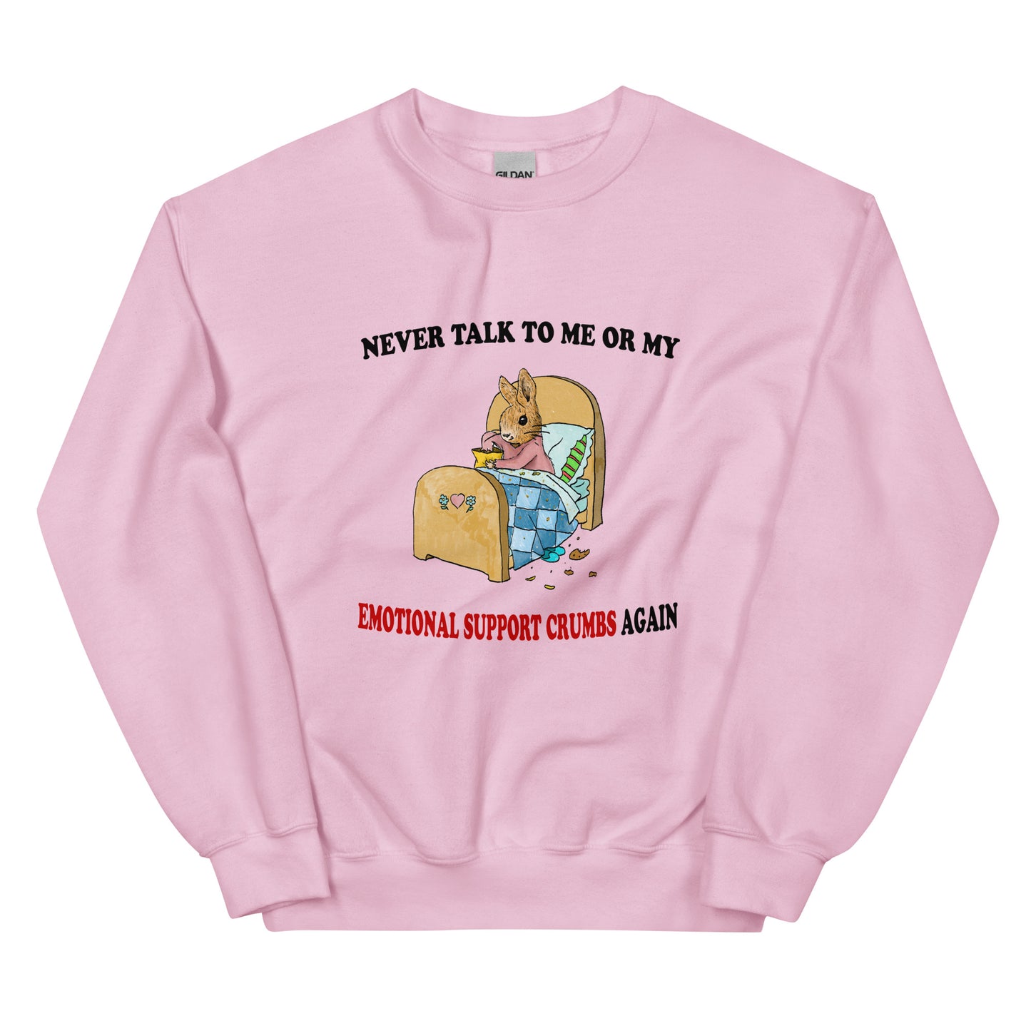 Emotional Support Crumbs Unisex Sweatshirt