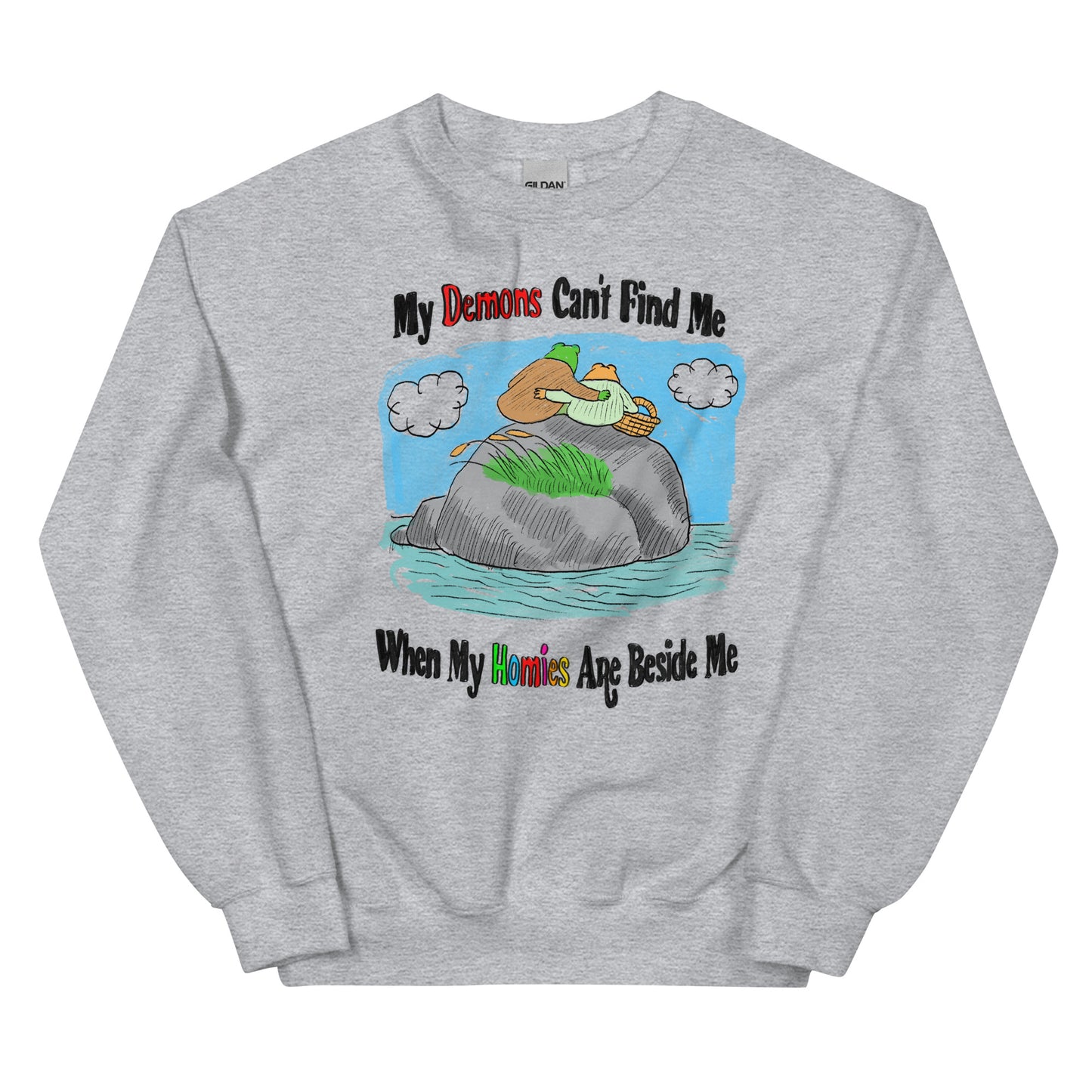 Homies Beside Me Unisex Sweatshirt