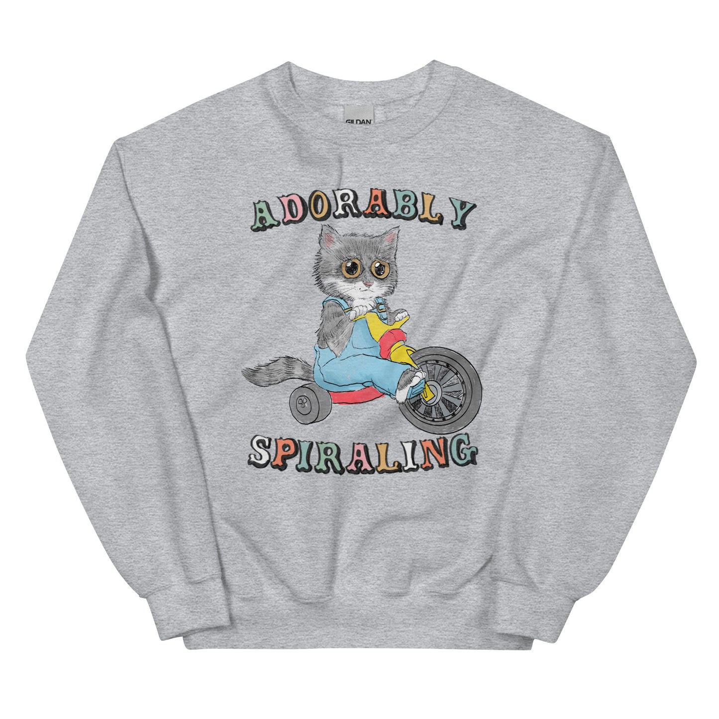 Adorably Spiraling Unisex Sweatshirt