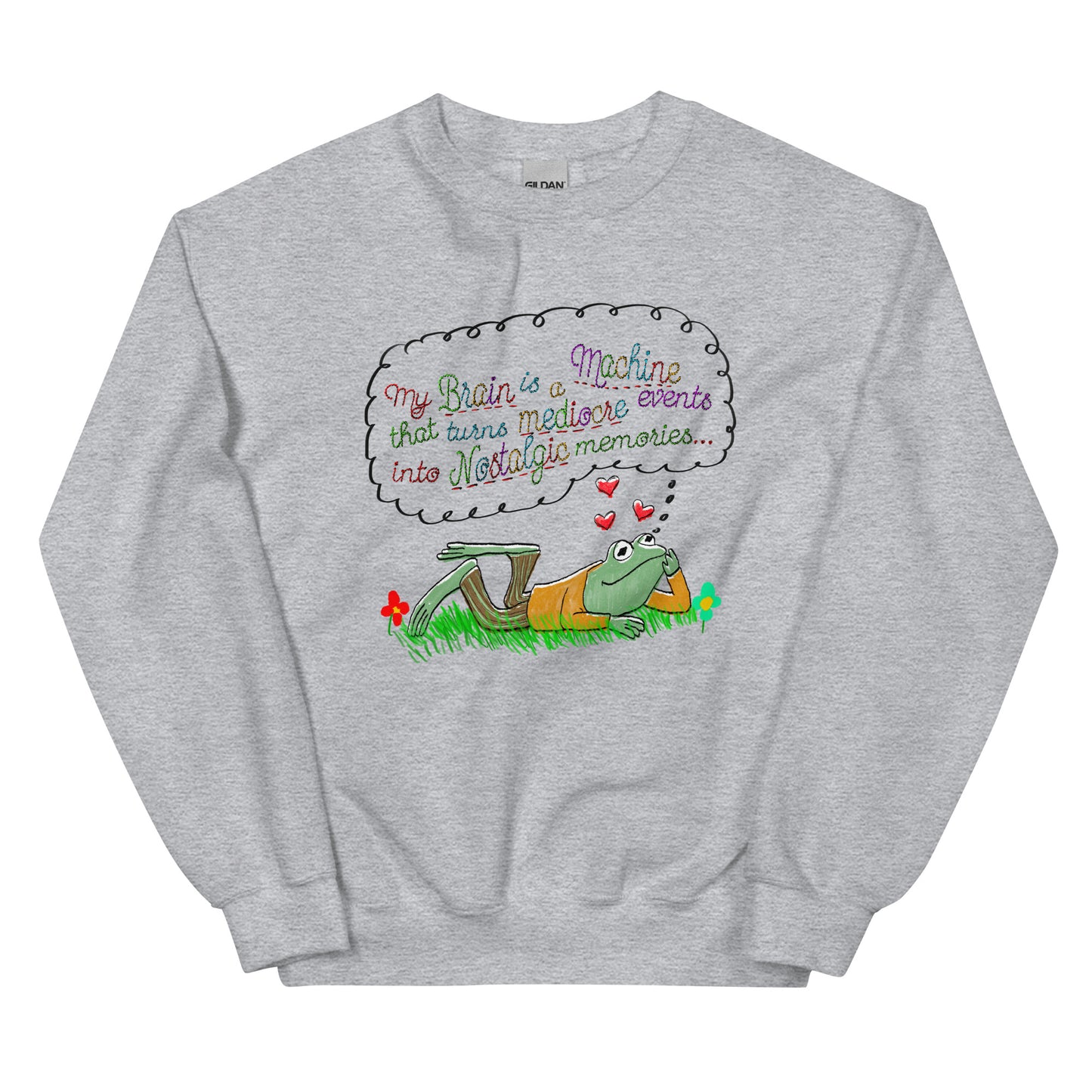 Nostalgia on the Brain Unisex Sweatshirt