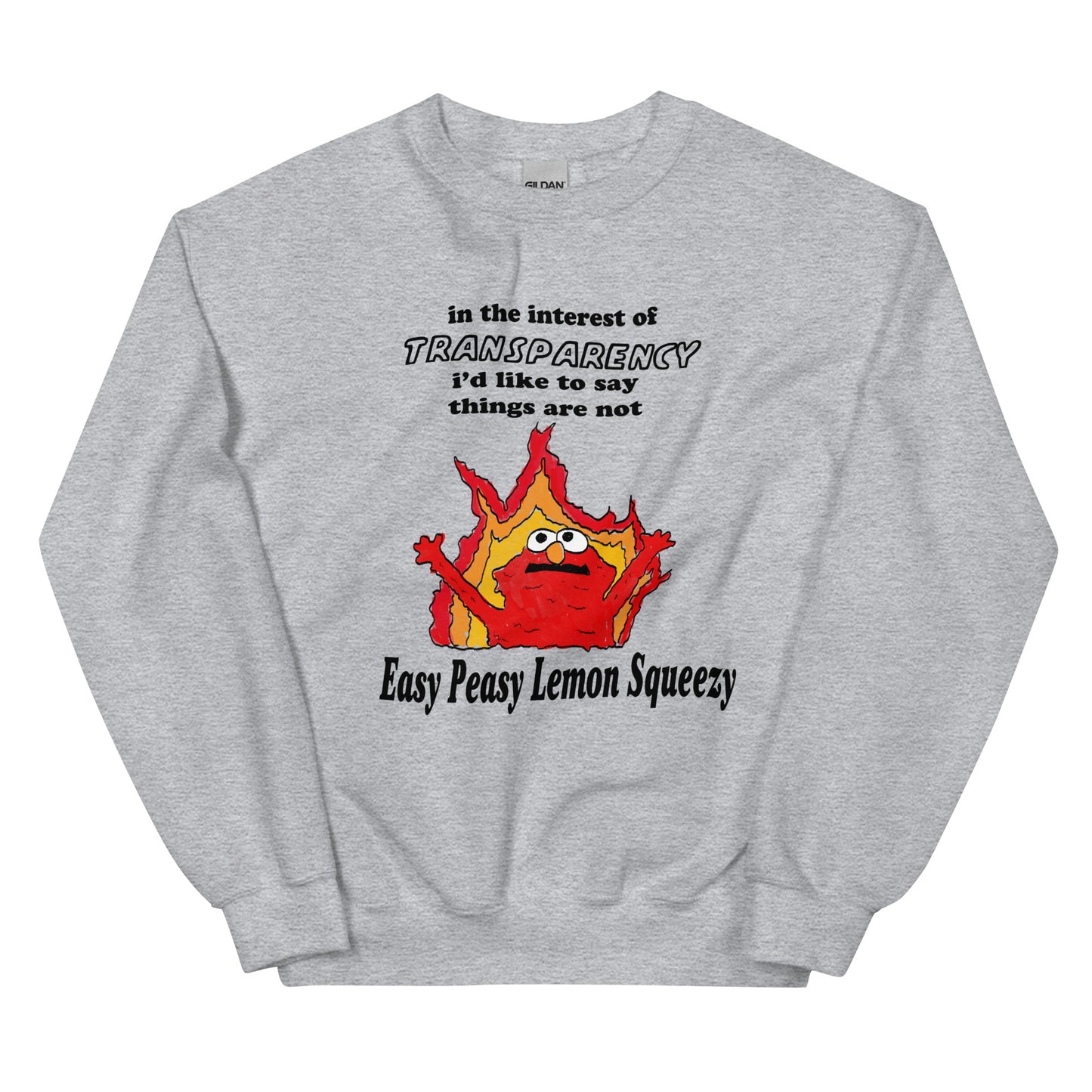 Not So Easy Peasy Unisex Sweatshirt