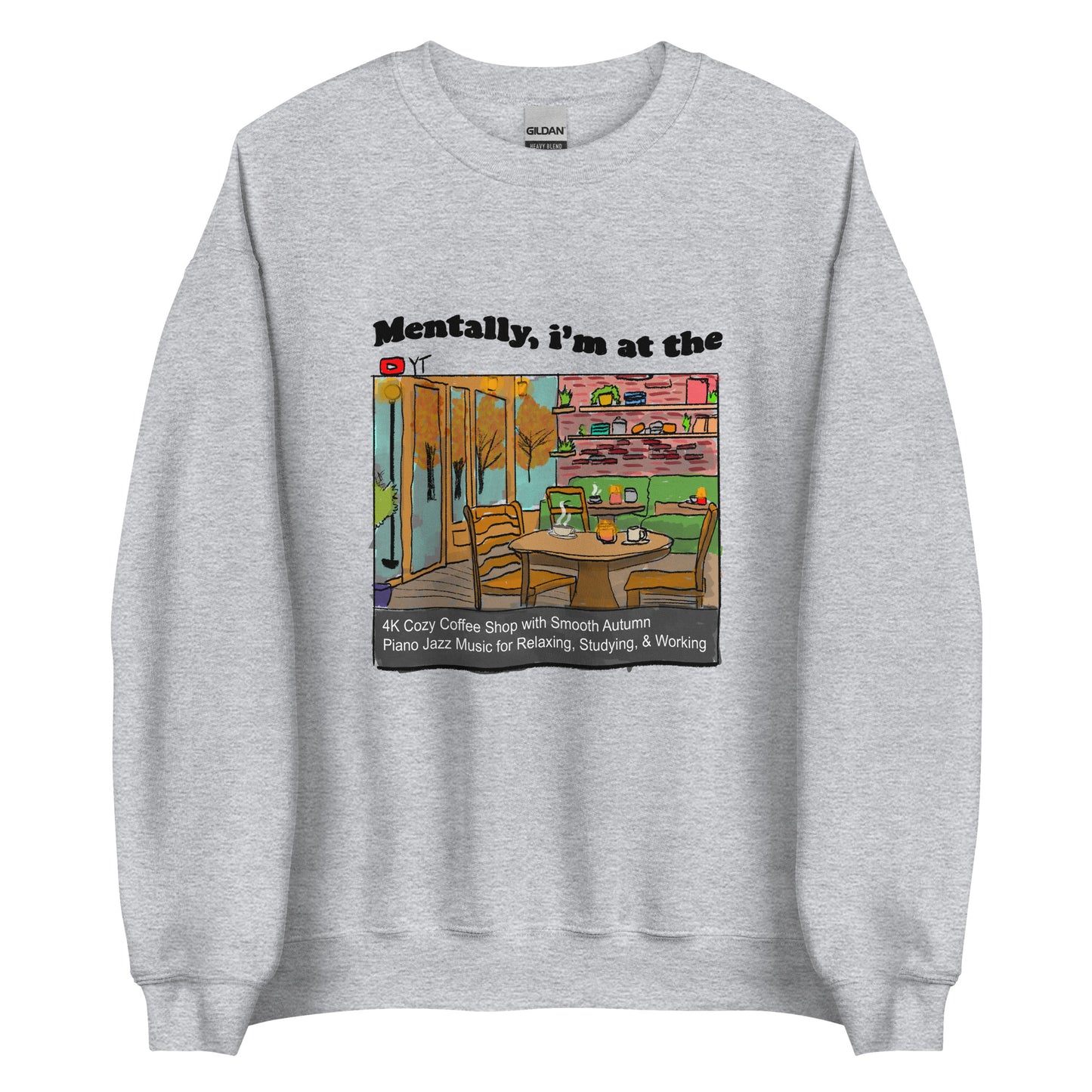 4K Coffee Shop Unisex Sweatshirt