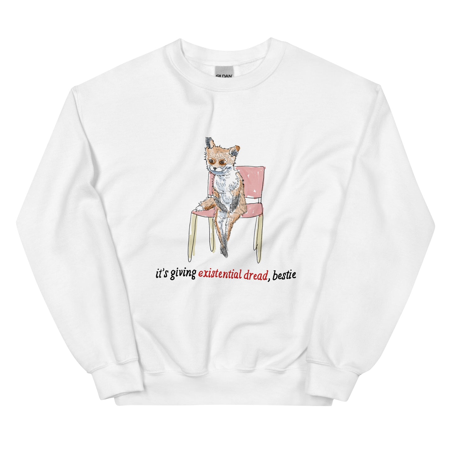 Existential Dread Meme Unisex Sweatshirt