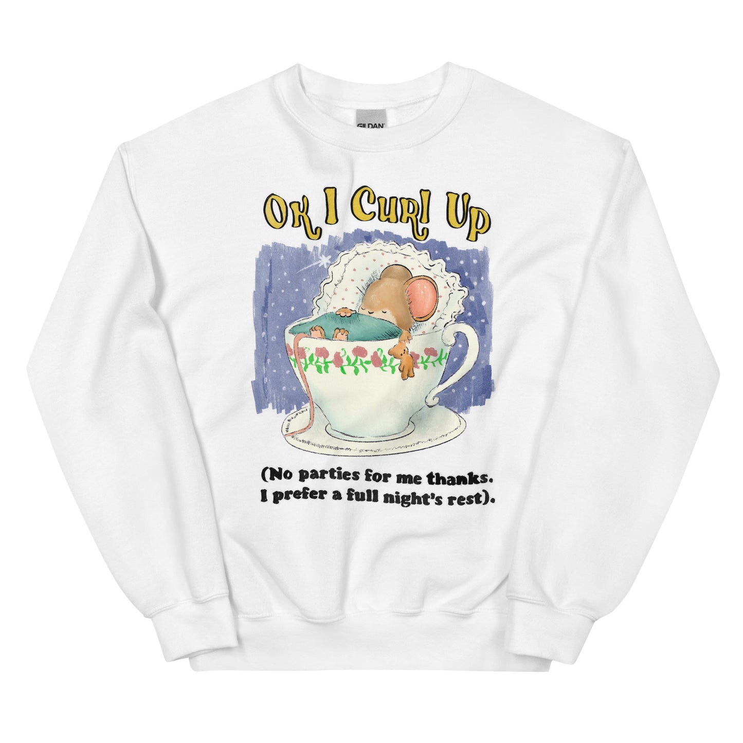 Curl Up Unisex Sweatshirt