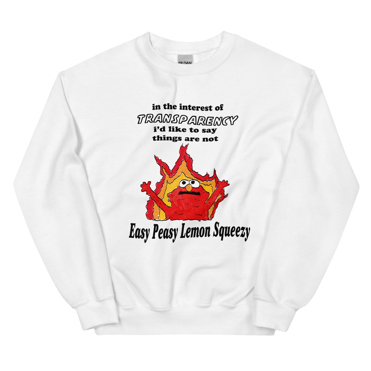 Not So Easy Peasy Unisex Sweatshirt