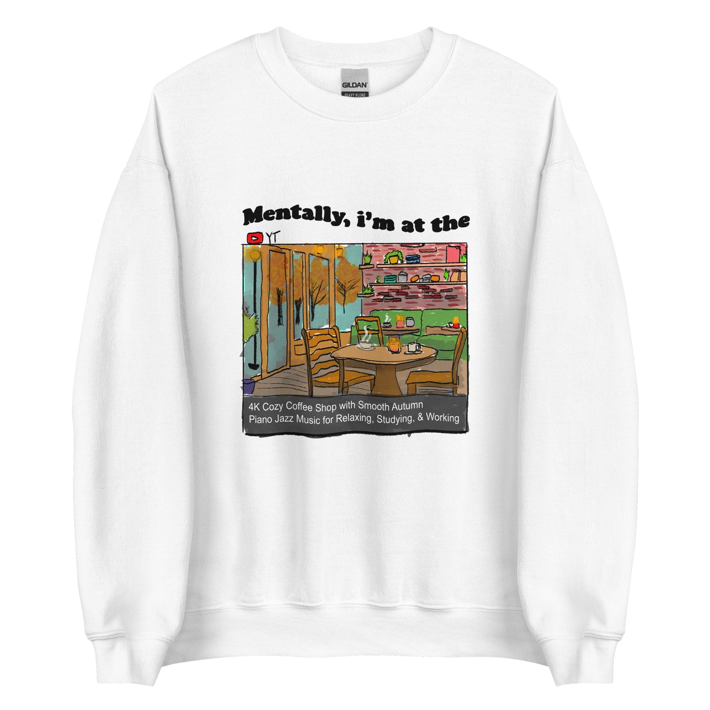 4K Coffee Shop Unisex Sweatshirt