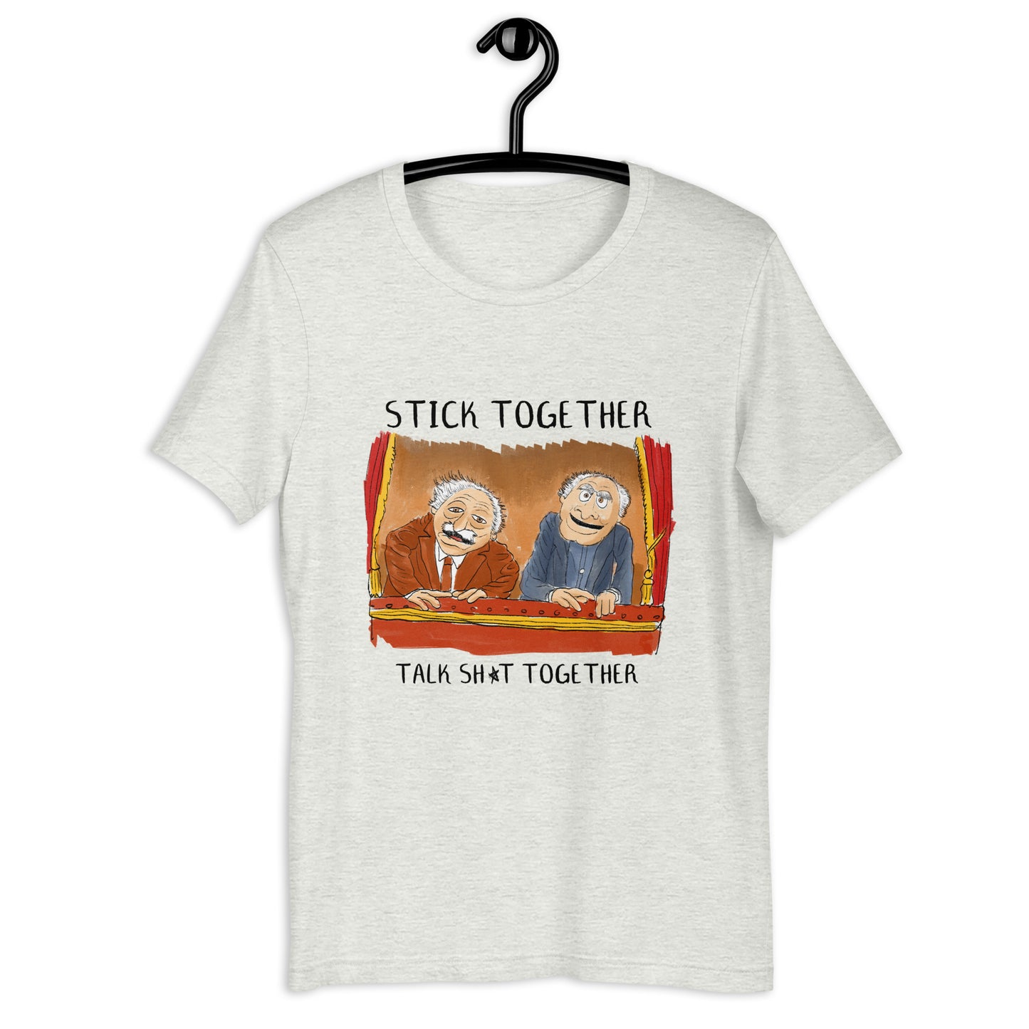 Stick Together Unisex t-shirt (Bella+Canvas, up to 4XL)