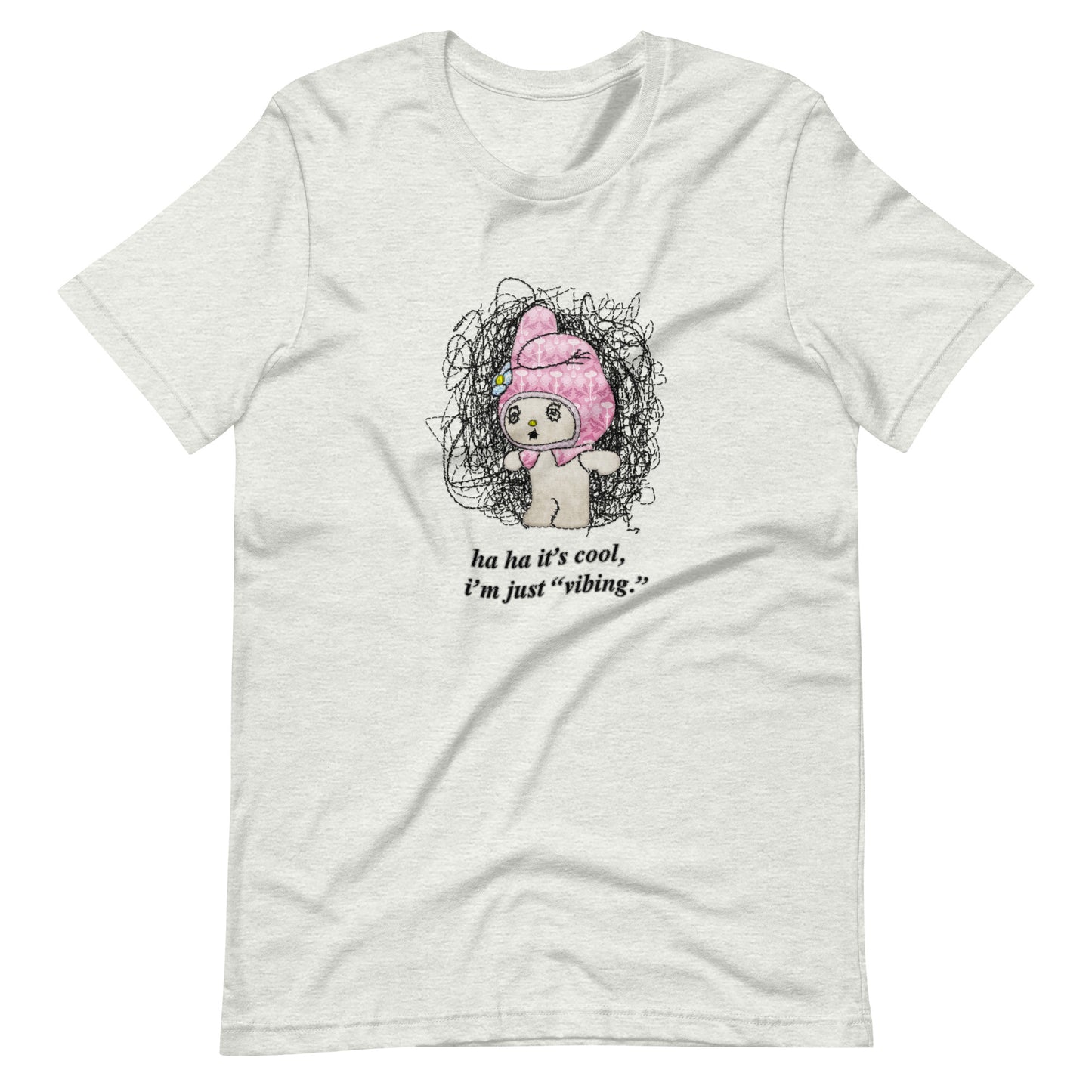 Just Vibing ha ha Unisex t-shirt (Not embroidered)