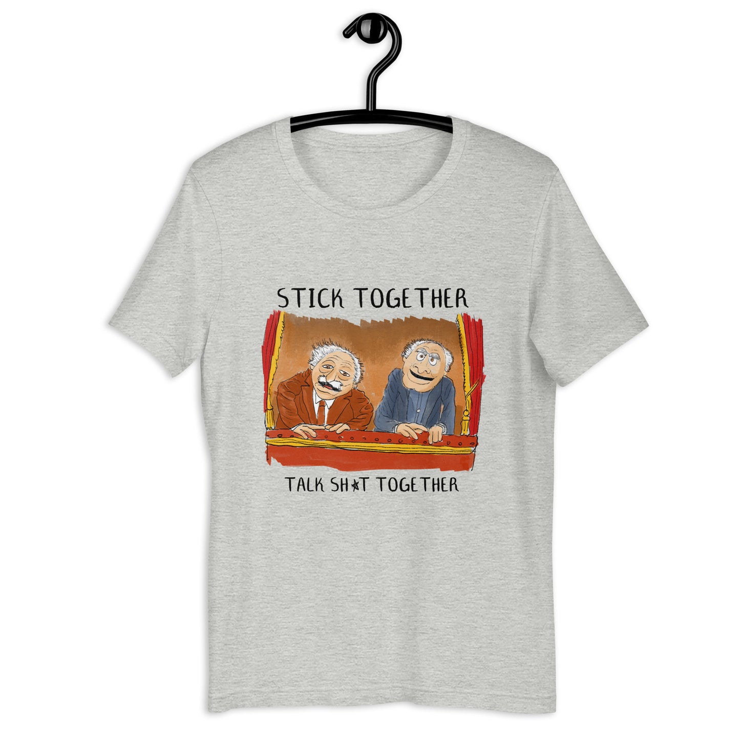 Stick Together Unisex t-shirt (Bella+Canvas, up to 4XL)