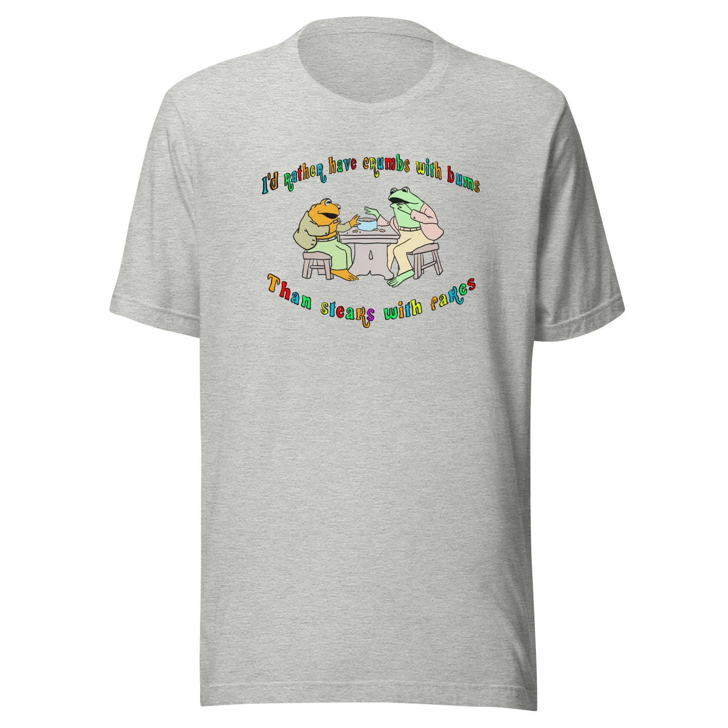 Crumbs with Bums Unisex t-shirt (Bella+Canvas 3001 shirt)