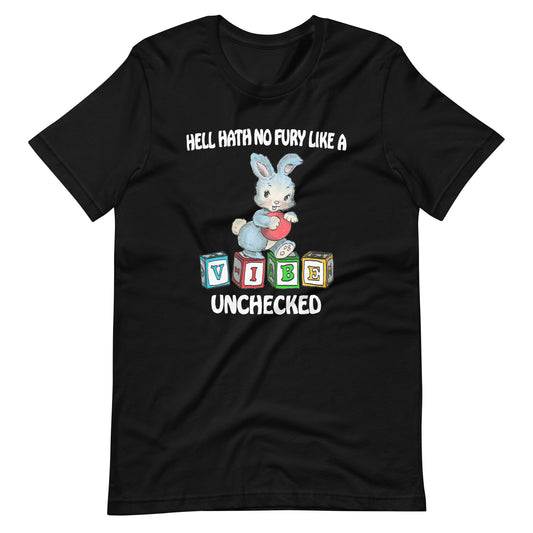 Unchecked Vibe Unisex t-shirt (Dark Version)