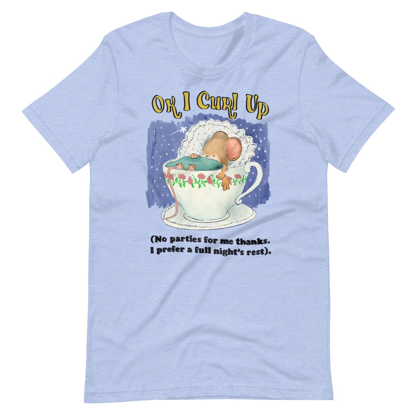 Curl Up Unisex t-shirt