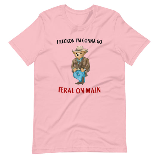 Feral on Main Unisex t-shirt