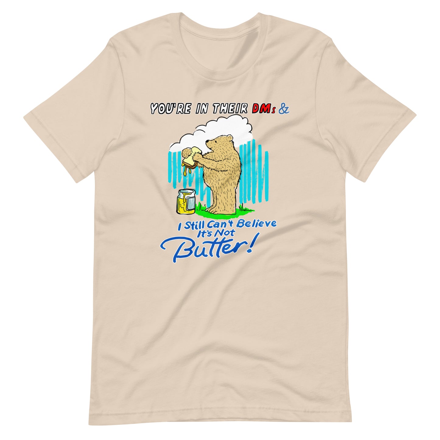 Butter Bear Unisex t-shirt (Bella+Canvas Shirt)