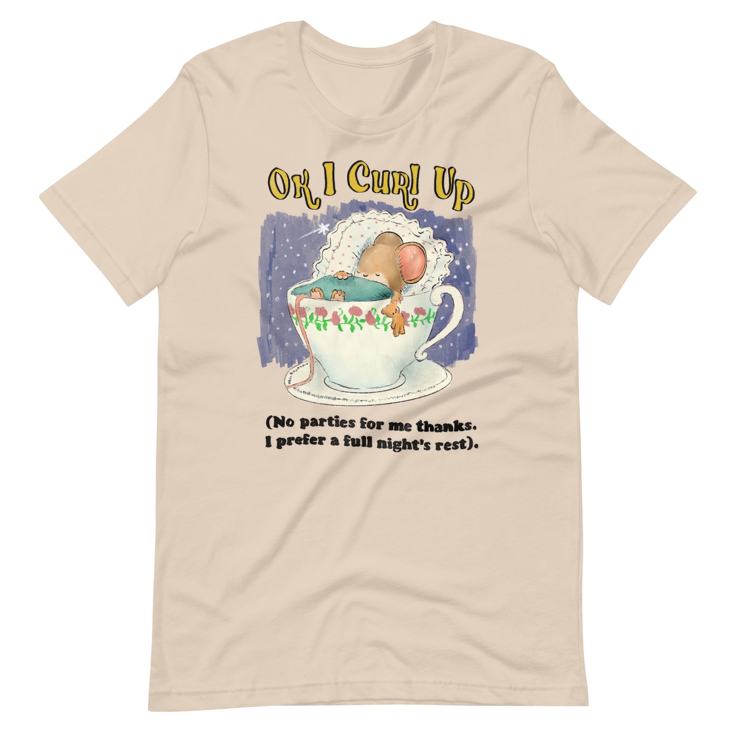 Curl Up Unisex t-shirt