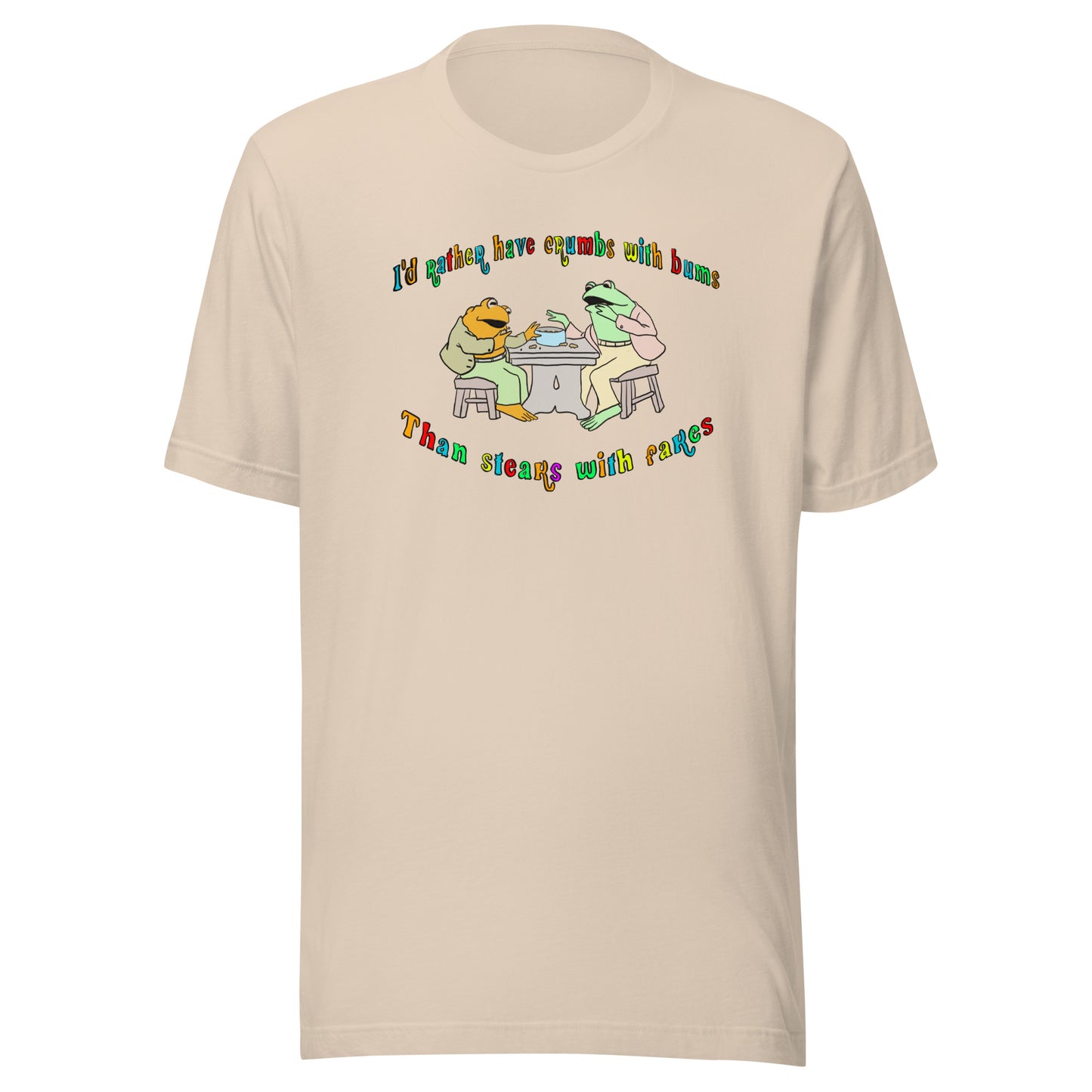 Crumbs with Bums Unisex t-shirt (Bella+Canvas 3001 shirt)