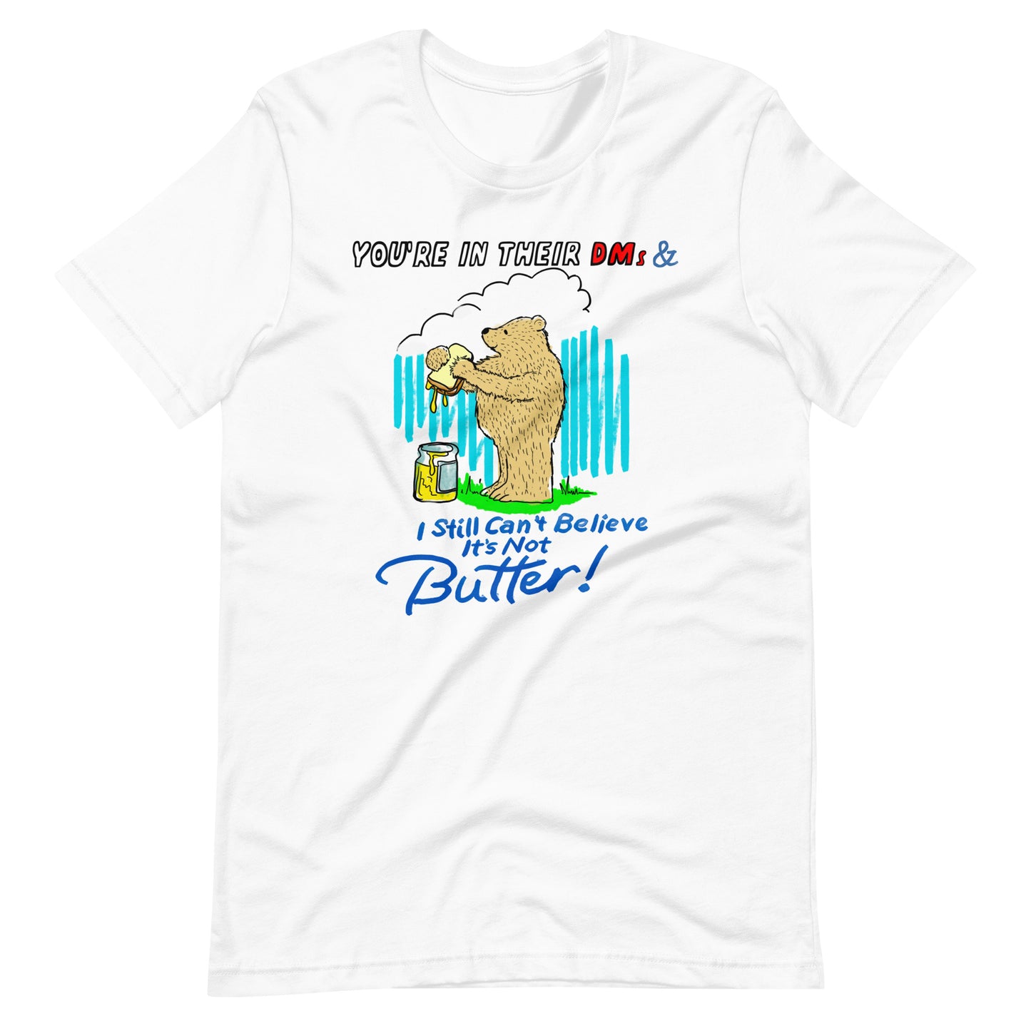 Butter Bear Unisex t-shirt (Bella+Canvas Shirt)