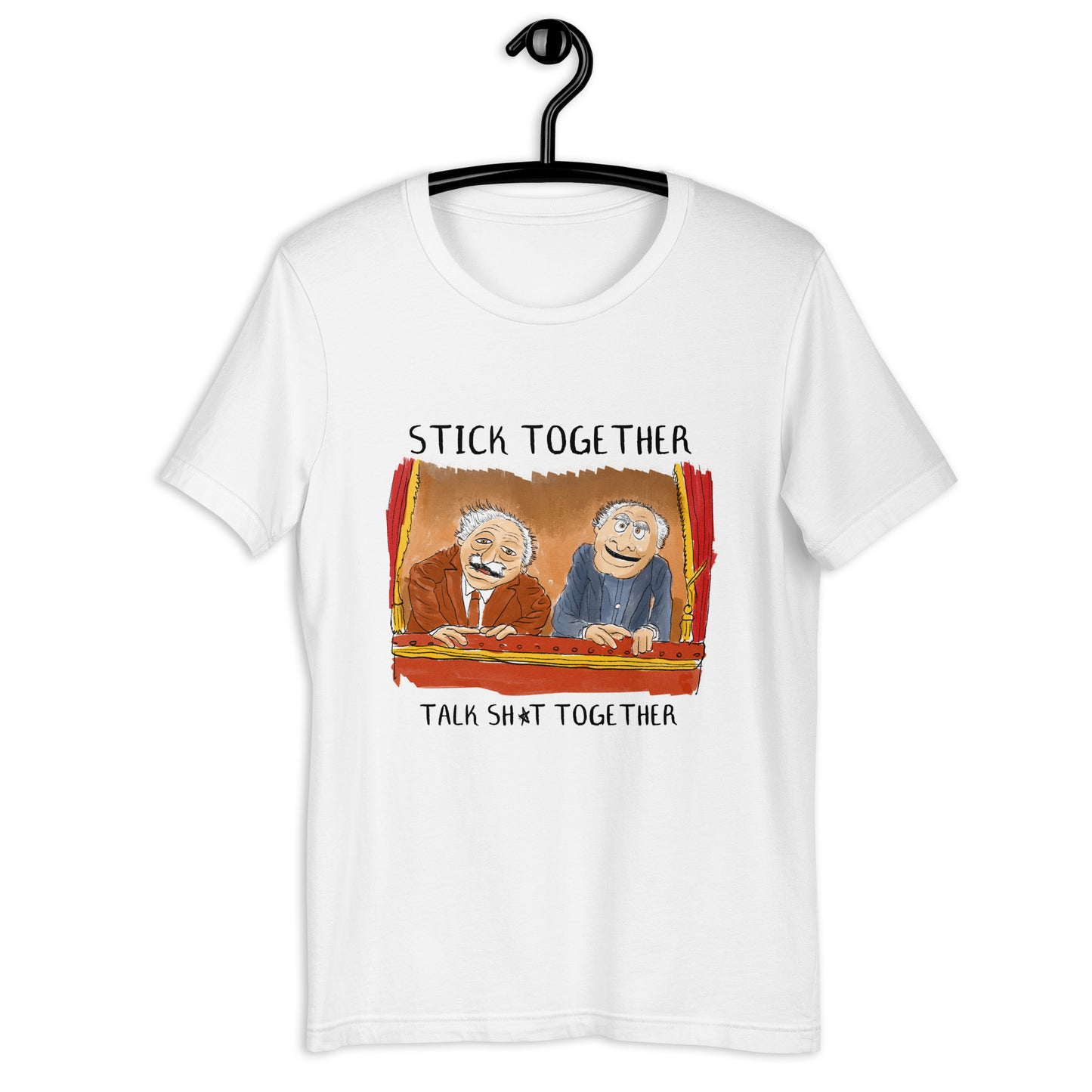 Stick Together Unisex t-shirt (Bella+Canvas, up to 4XL)