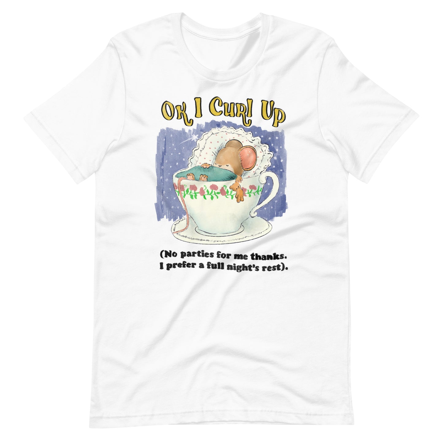 Curl Up Unisex t-shirt