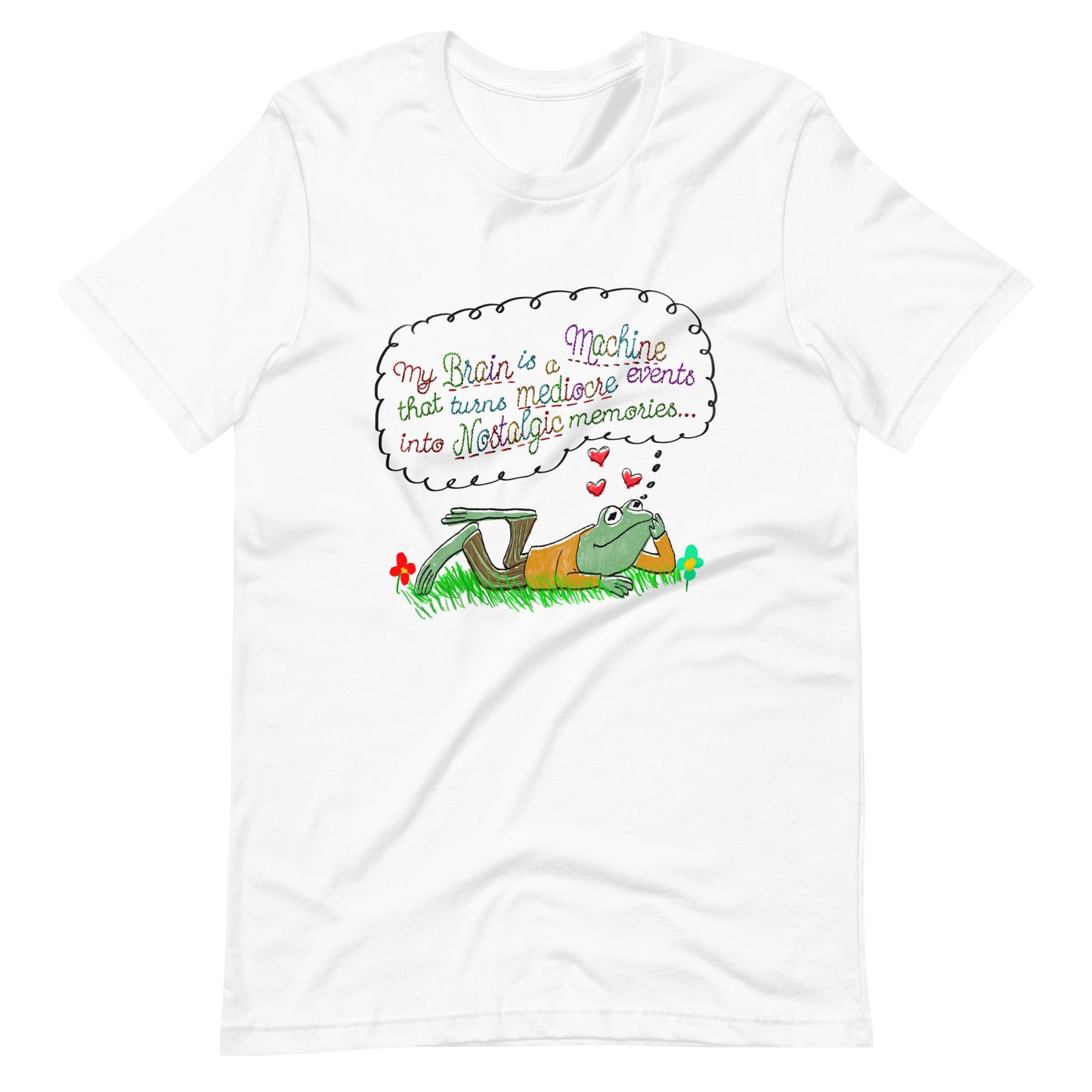 Nostalgia on the Brain Unisex t-shirt