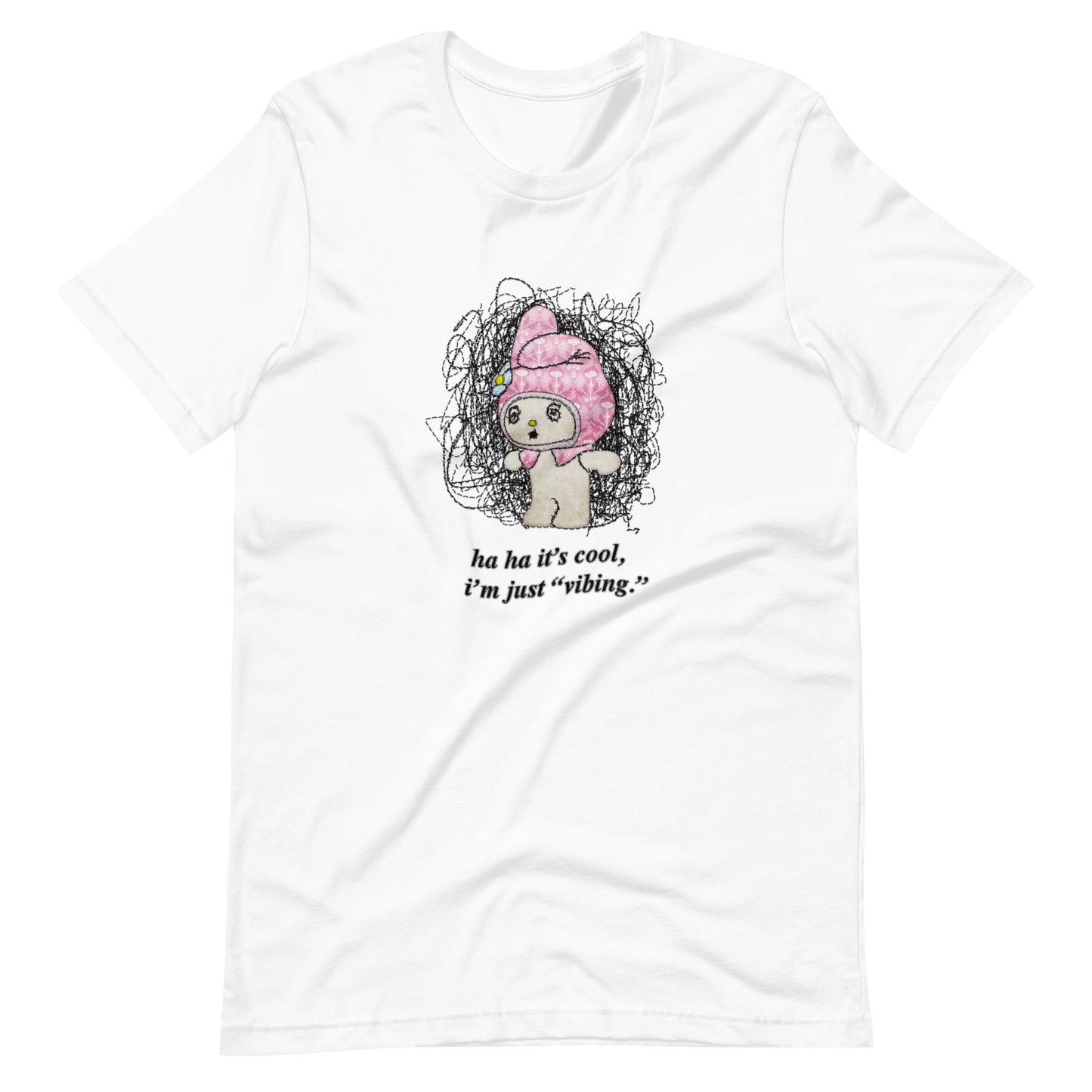 Just Vibing ha ha Unisex t-shirt (Not embroidered)