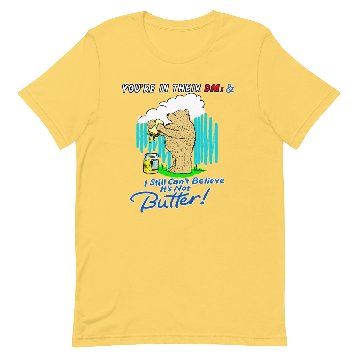 Butter Bear Unisex t-shirt (Bella+Canvas Shirt)