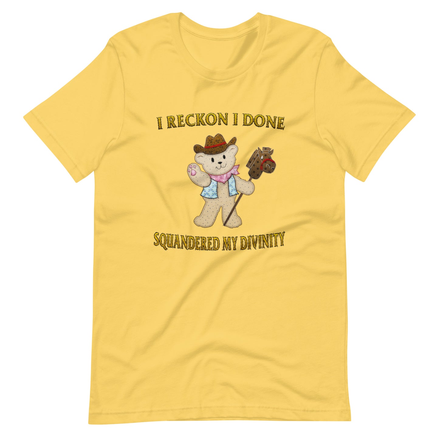 Squandered Divinity (Not Embroidered) Unisex t-shirt
