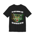 Very Chill Cat Black Tee