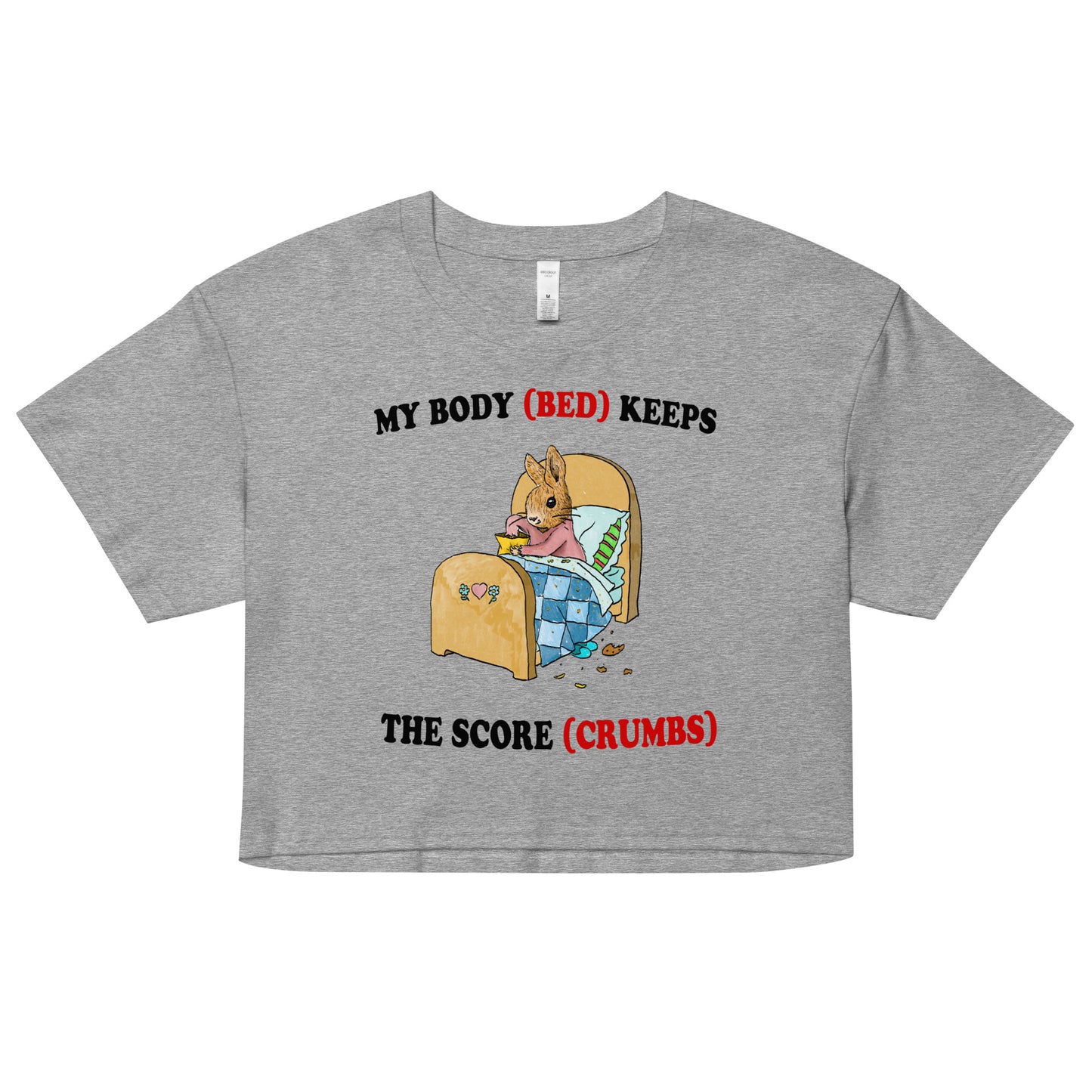 Body Keeps the Score Women’s crop top