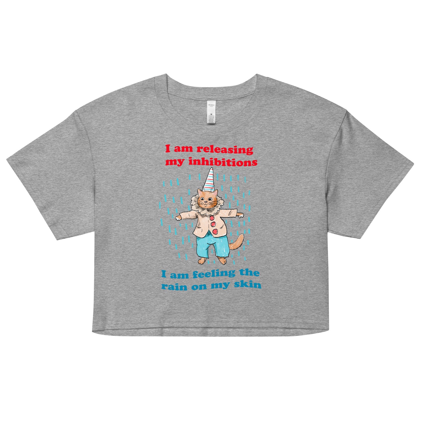 Release Your Inhibitions Women’s crop top