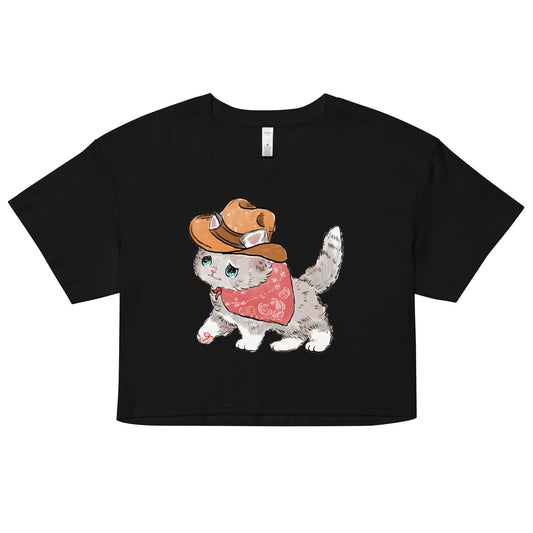 Sad Cowboy Women’s crop top