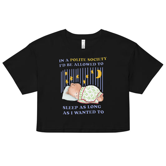 Polite Society Women’s crop top