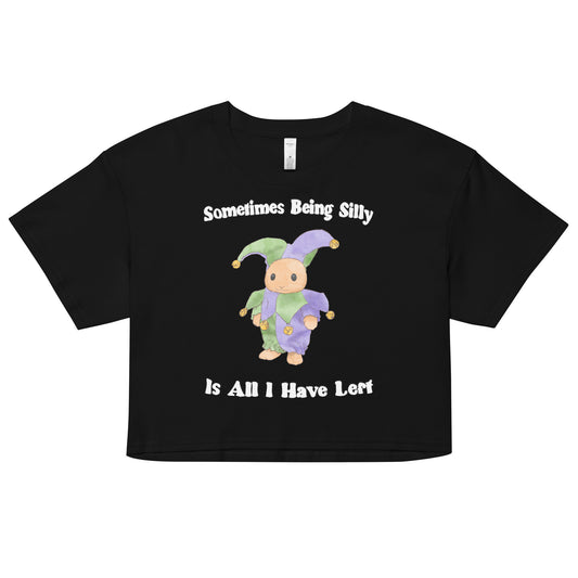 Being Silly Women’s crop top (Black Only)