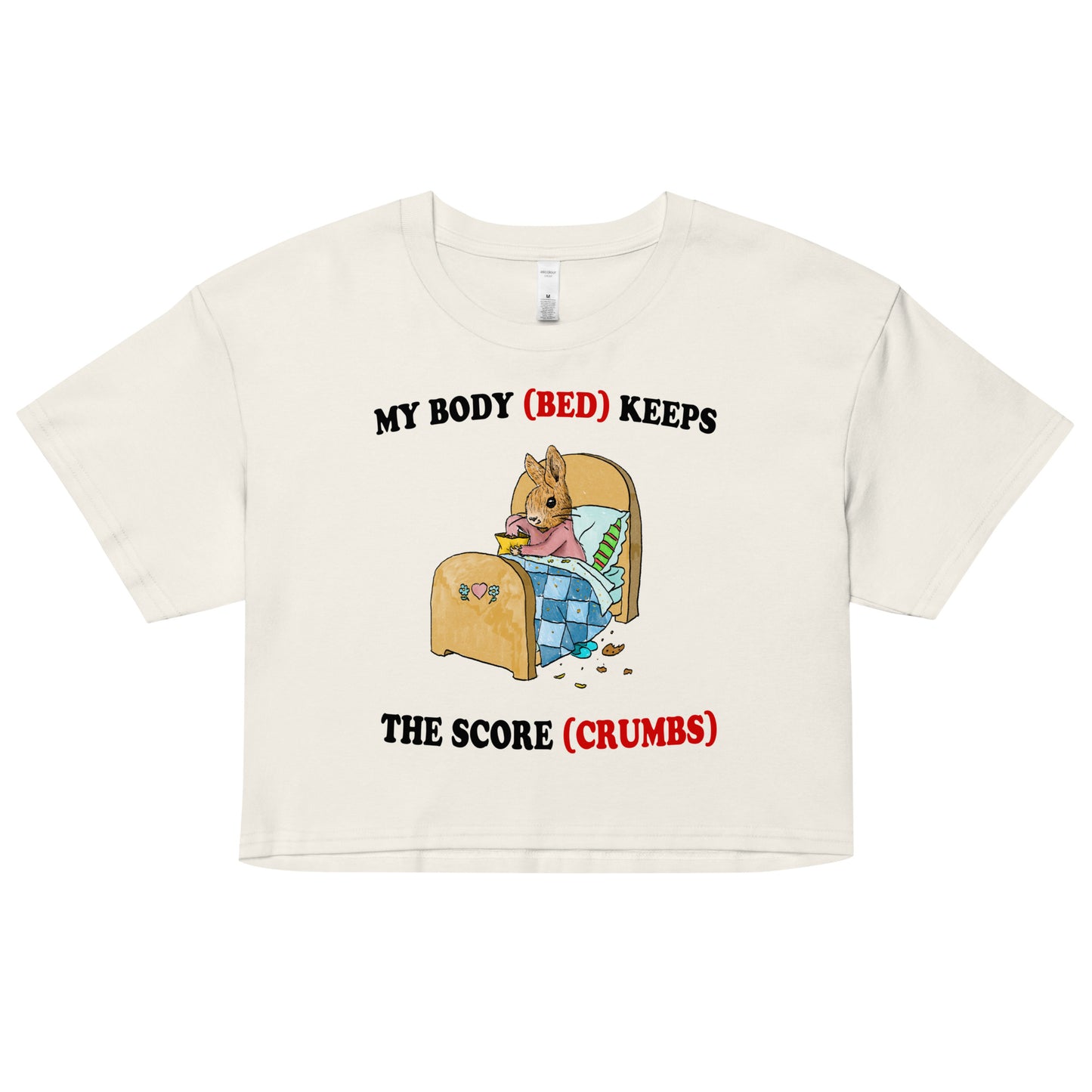 Body Keeps the Score Women’s crop top