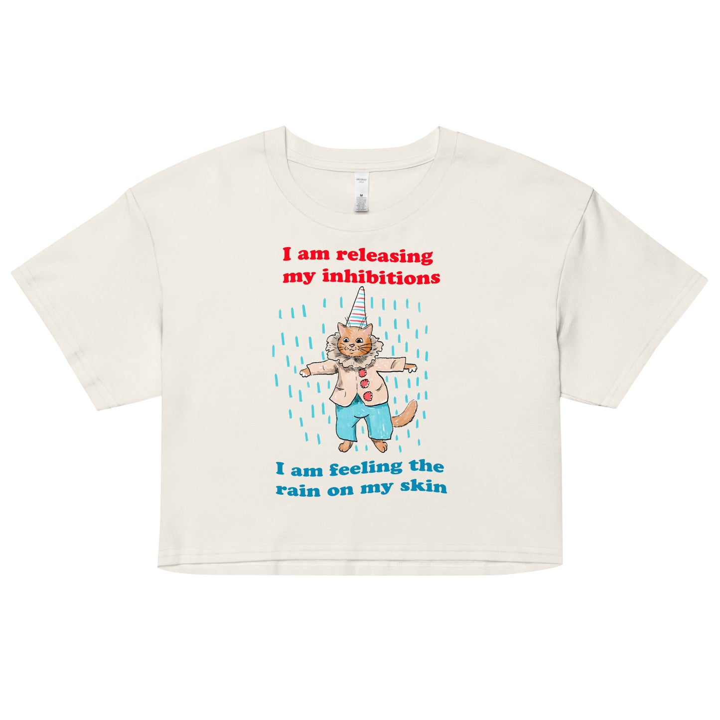Release Your Inhibitions Women’s crop top