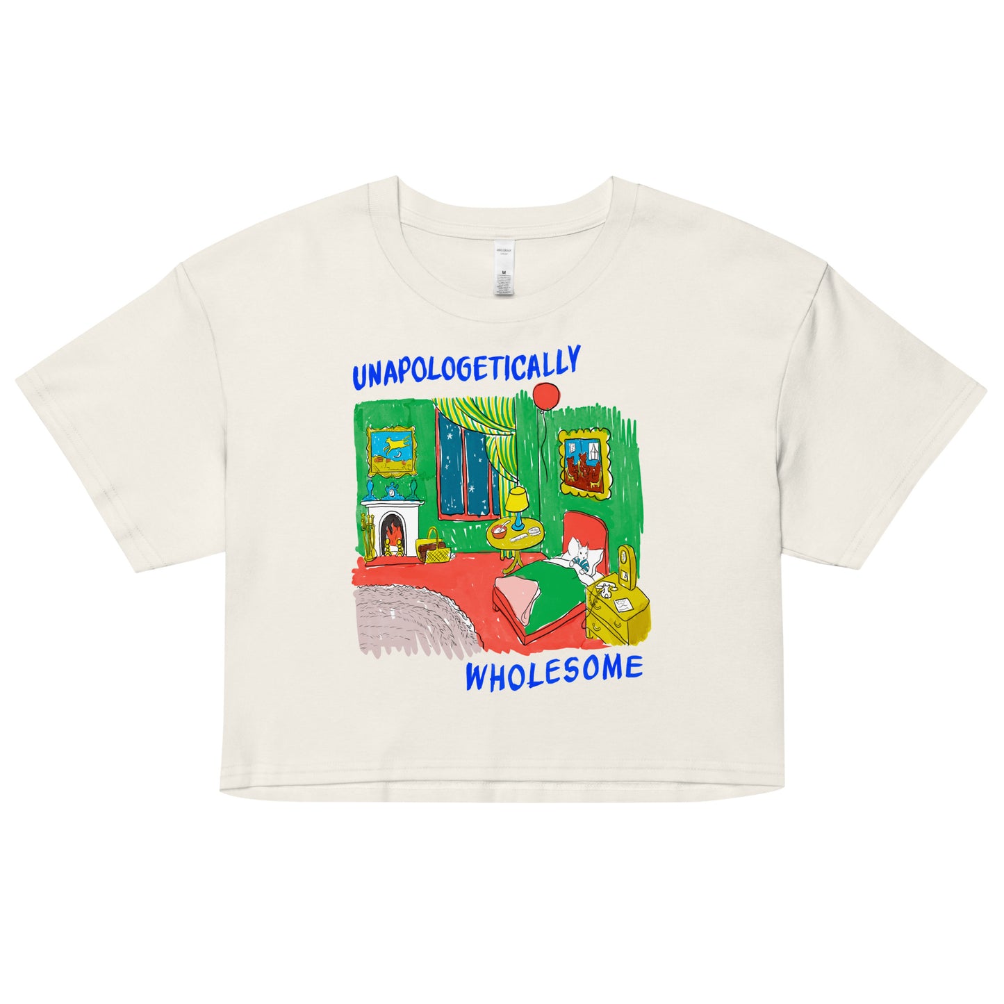 Unapologetically Wholesome Women’s crop top