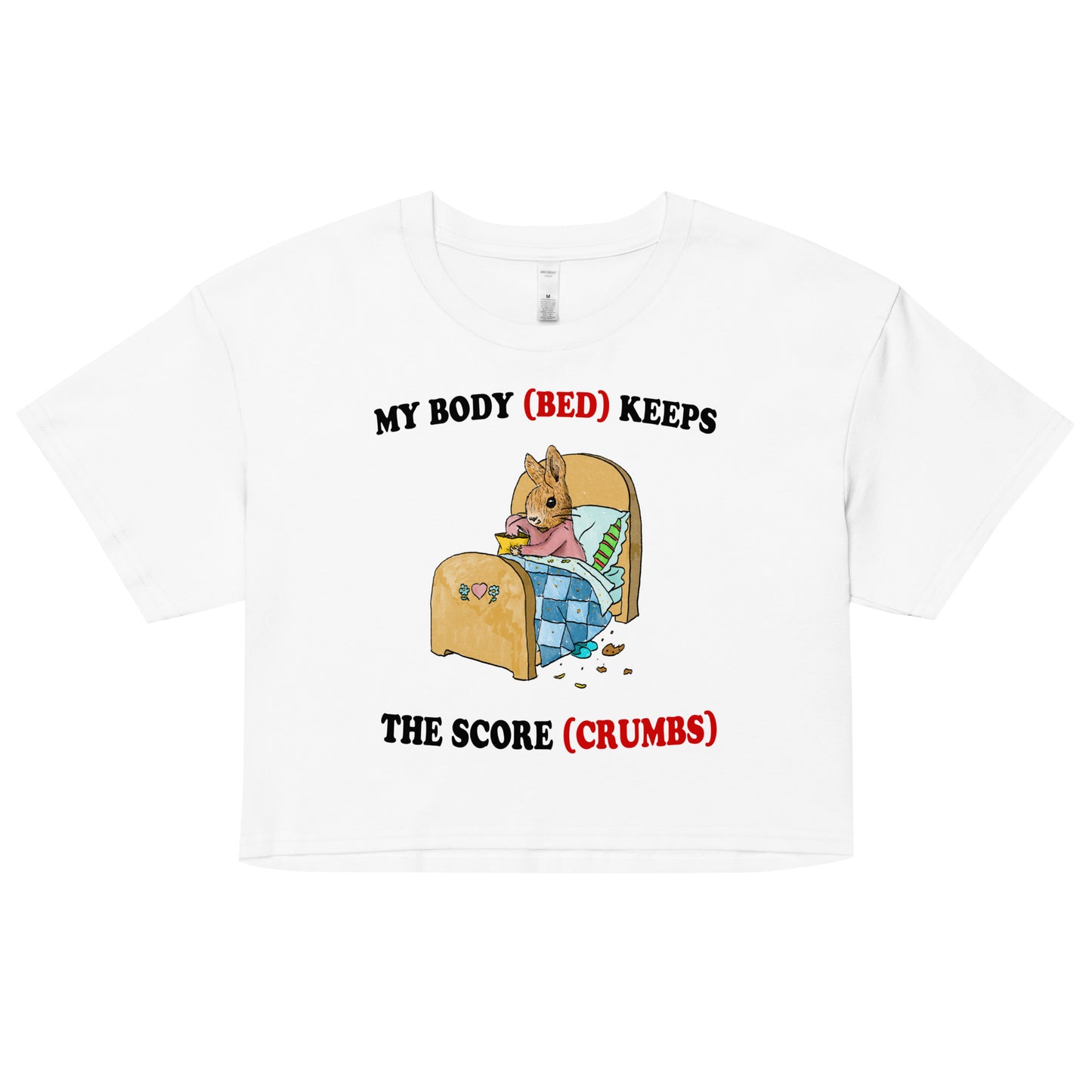 Body Keeps the Score Women’s crop top