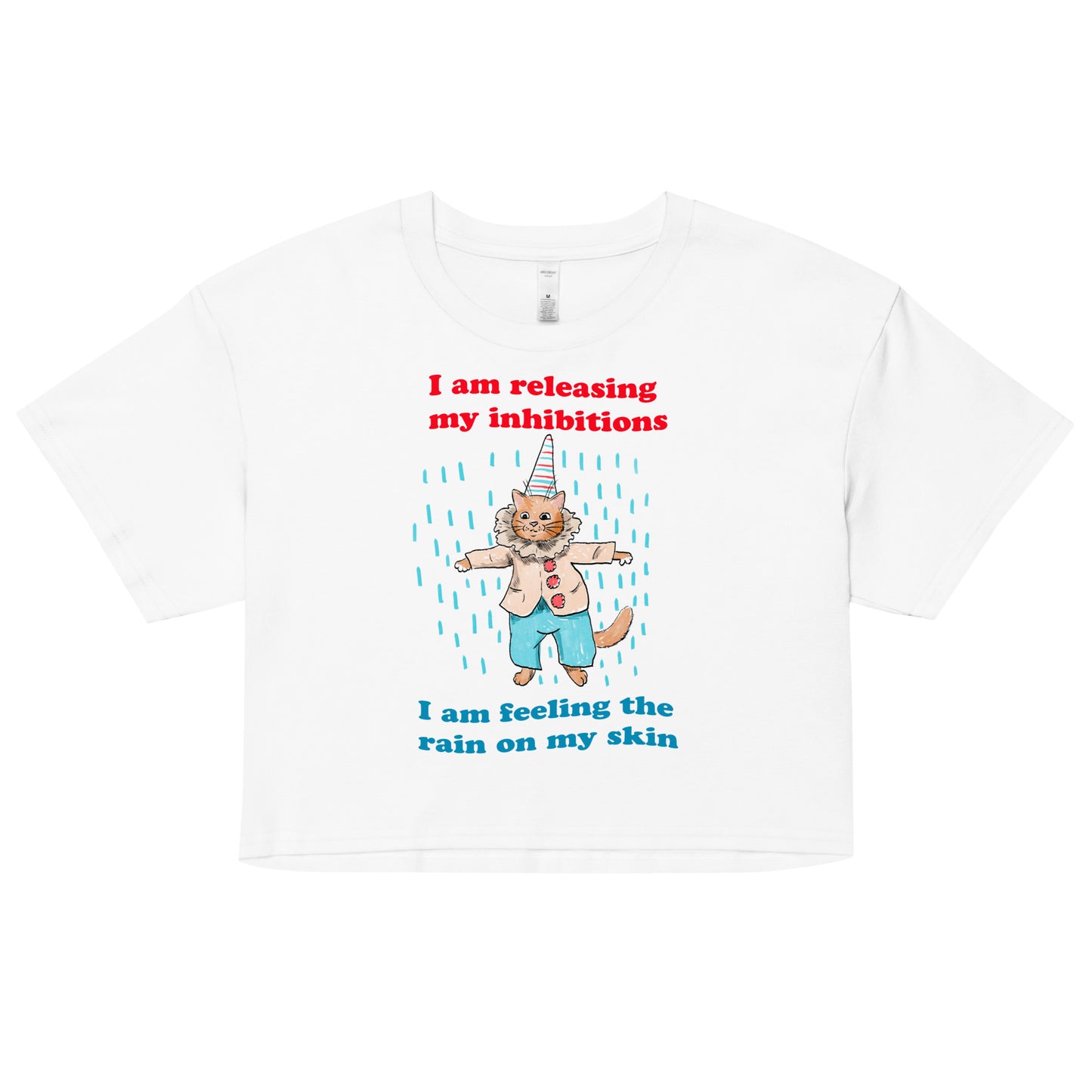 Release Your Inhibitions Women’s crop top