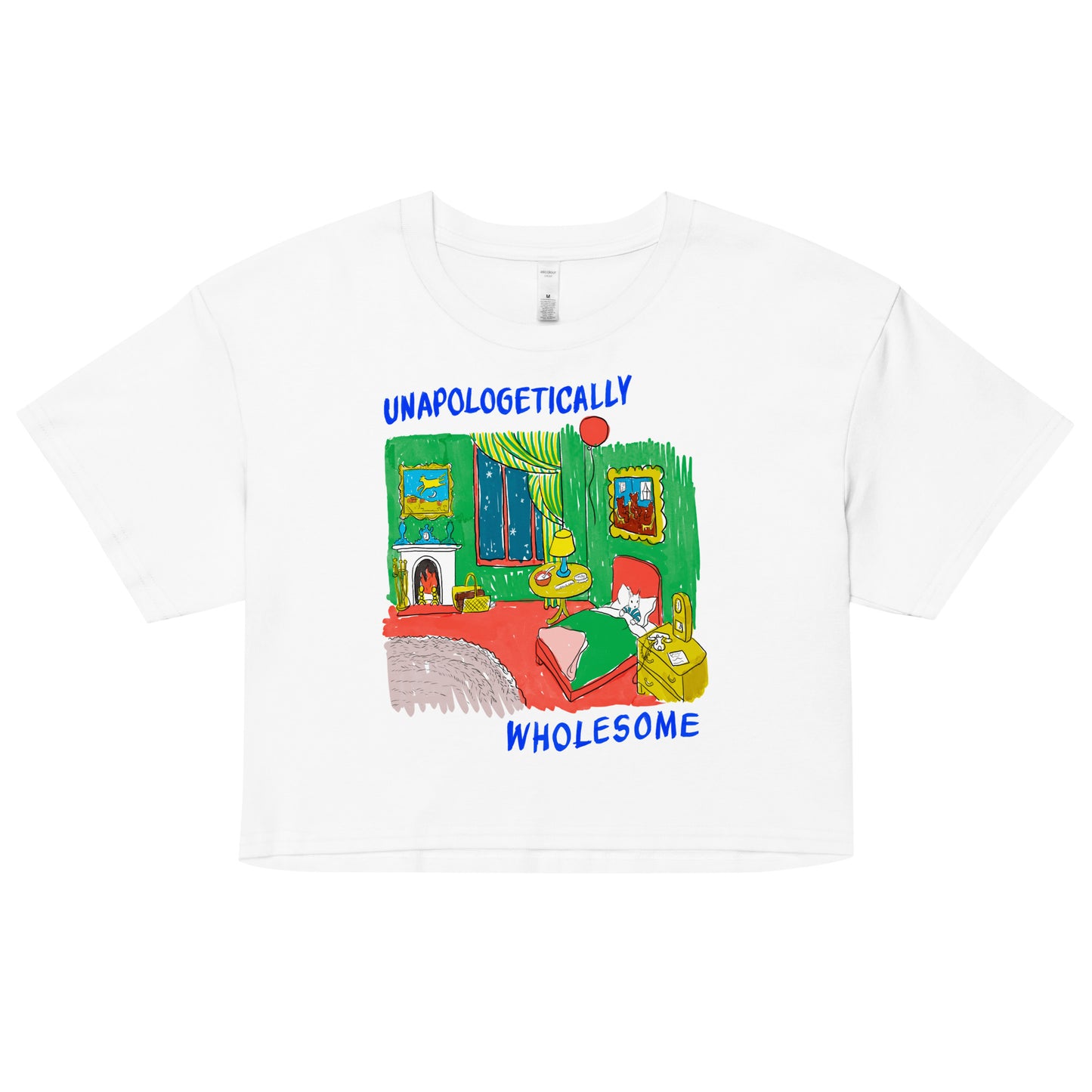 Unapologetically Wholesome Women’s crop top