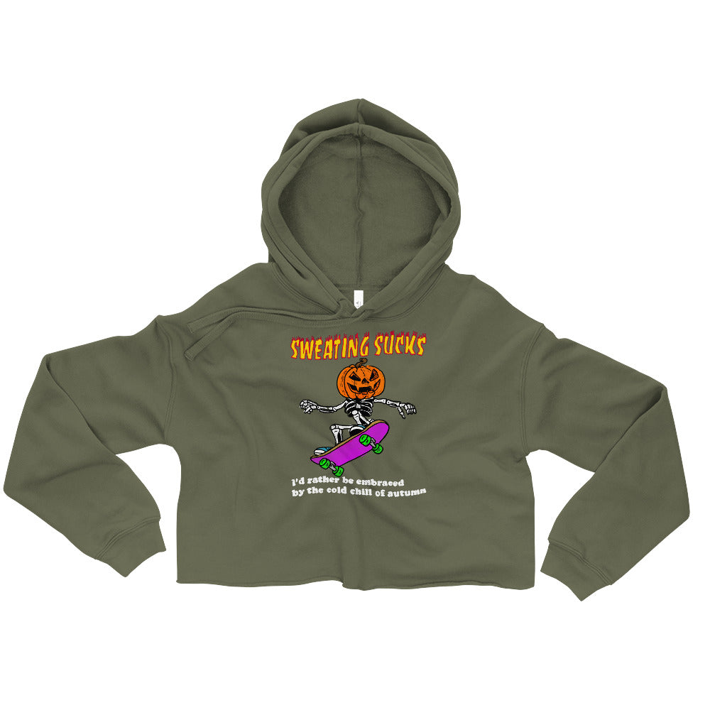 No Sweat Crop Hoodie