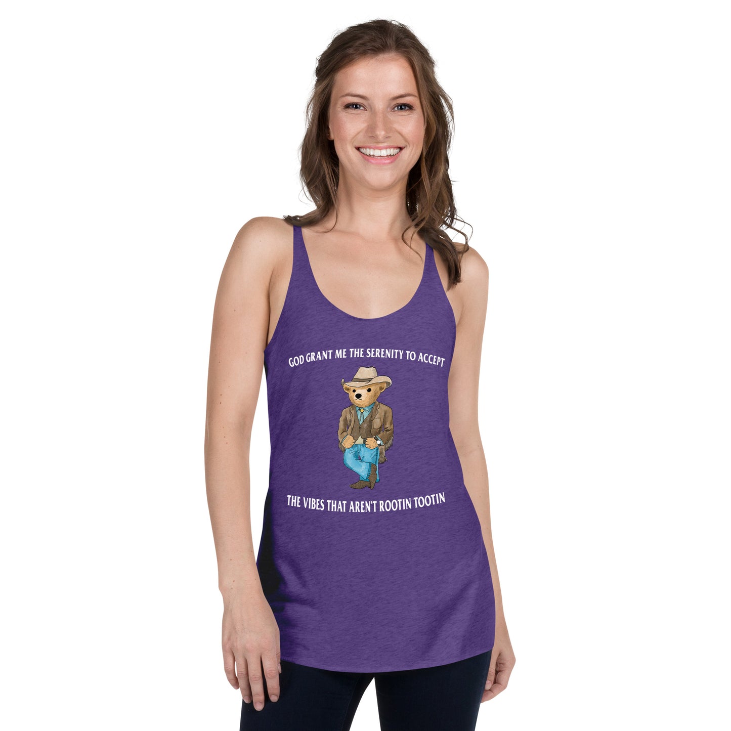 Serenity Bear Women's Racerback Tank