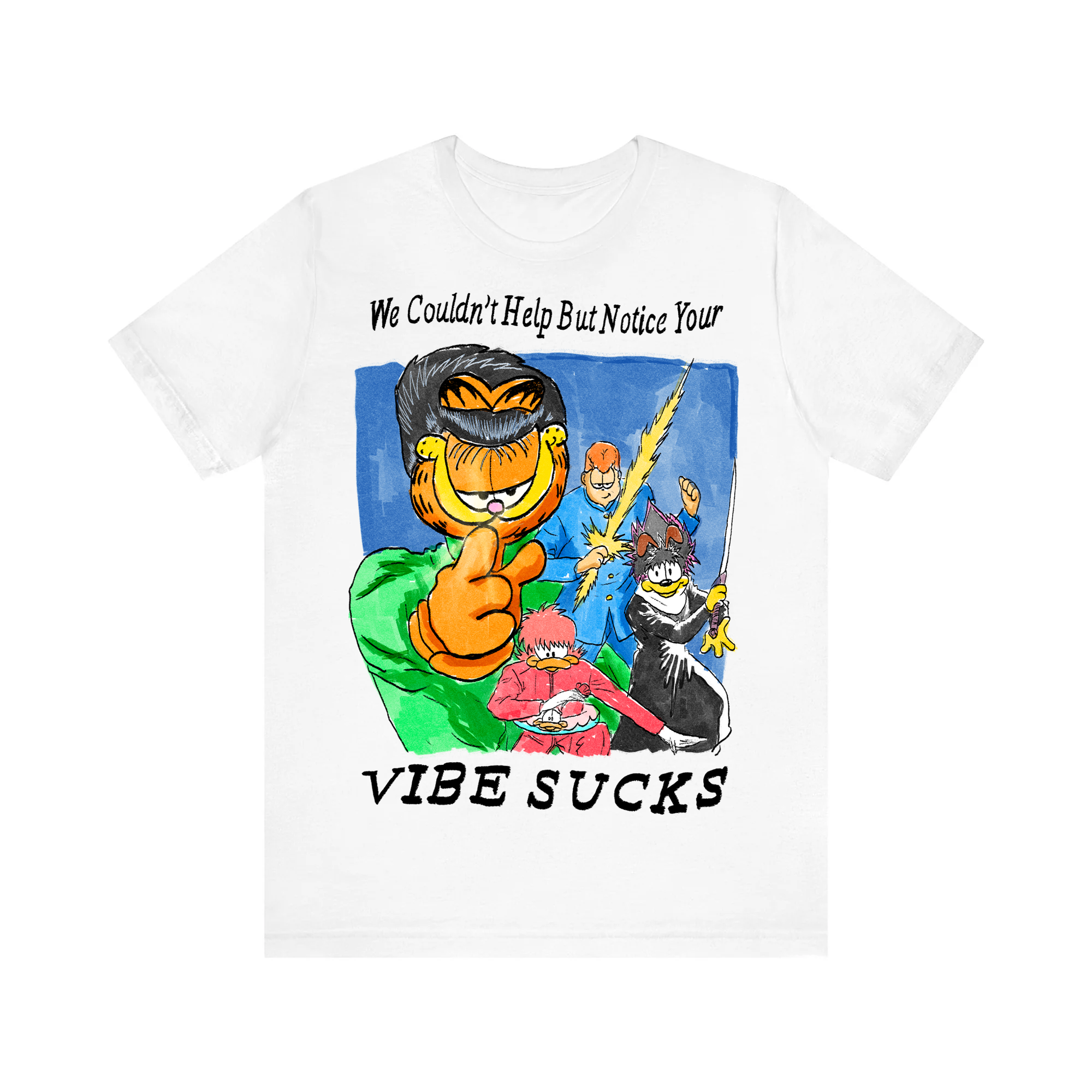 Your Vibe Sucks White Tee